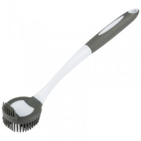 Щетка д/посуды KB-08 (29*6*5,5см), серая, пластик 104474 Рыжий кот