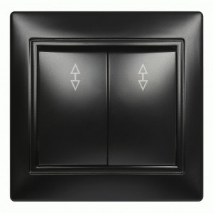 SmartBuy Венера выкл. СУ 2-кл. проходн 10А черный SBE-01b-10-SW22-0