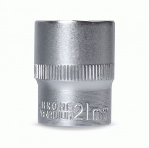 Smartbuy Головка на 21мм, торцевая, шестигран., под квадрат 1/2", CR-V, (5шт!) SBT-SW-21-12p1