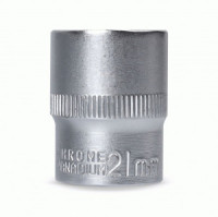 Smartbuy Головка на 21мм, торцевая, шестигран., под квадрат 1/2&quot;, CR-V, (5шт!) SBT-SW-21-12p1