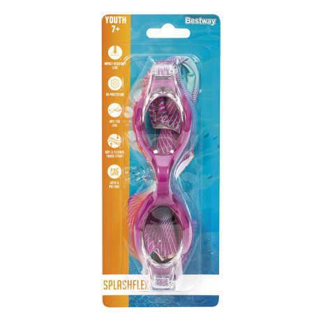 BESTWAY Очки для плавания SPLASHFLEX, 7+ , 21177