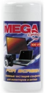 Аксессуары к компьютеру Салфетки в тубе д/чист. экран. MEGAoffice "For Screen",100шт 127661