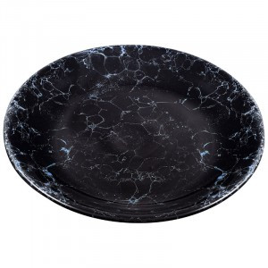 Блюдце большое, 15,5*2,5см, вуаль (кратность 20!!!) керамика 108797 Борисовская керамика