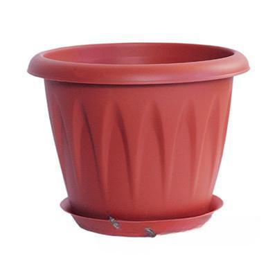 Кашпо АЛИЦИЯ 120мм 0,6л с поддоном КОР М3063 (30)