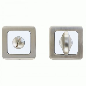 Сантехническая завертка к ручкам АЛЛЮР АРТ BK-S1 SN/CP(4182) квадрат мат.никель/хром (100,10)