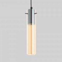 TK Lighting св-к подвесной 1x60W 60x1100 металл/черный/янтарный Look 3202 a052365