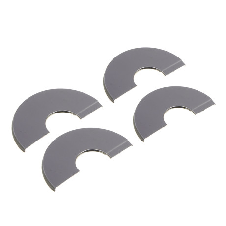 Отражатели для смесителей 2шт., d=24/69мм, составной самоклеящийся, нержавеющая сталь, хром