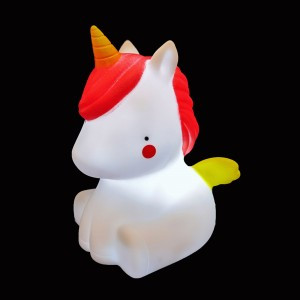 Apeyron/OGM св-к св/д ночник "Единорог" белый 3хLR44 акрил 92х83х124мм NL-12