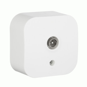 IEK QUTEO роз. TV ОУ 1 мест. бел. (RG6) 782215