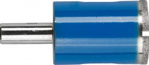 Сверло ЗУБР алмазное трубчатое по стеклу, зерно 100, 24мм