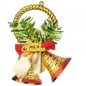 Украшение подвесное "Колокольчики", красный/золотой Волшебная страна