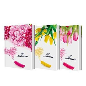 Фотоальбом (Ф/а) Image Art 001 200PP 200лист. ПВХ, 10х15, термосварка, бум. обложка, цветы 8656