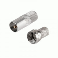 PROconnect Набор переходников антенных TV №10 (5 переходников гн.F-шт.TV, 5 F-RG-6) 05-4303-4-8