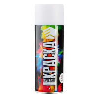 ЕРМАК Краска аэрозоль 400мл, белая, матовая 1007