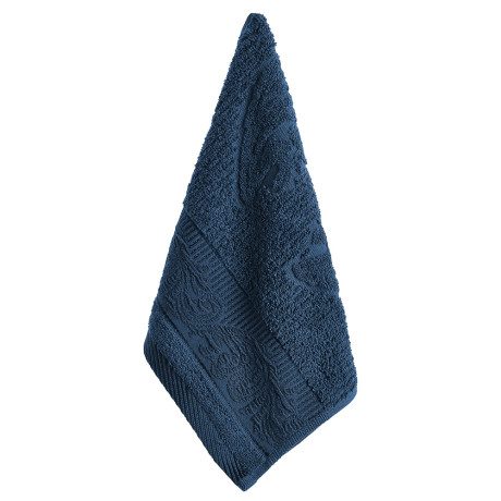 PROVANCE Нэви Полотенце махровое, 100% хлопок, 30х50см, 420гр/м, синий