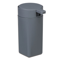 VETTA Дозатор для жидкого мыла, пластик, 350 мл, 14,5x9,5x7 см, серый