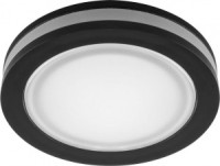 Feron св-к встр. св/д с боковой подсветкой 7W( 560 lm) 4000К, черный, AL600 29569