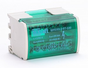 DEKraft шина нул. кросс-модуль на DIN-рейку 2х7 групп, 100А ШН-103 32015DEK (10!)