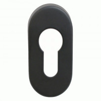 Накладка для ц/м СТАНДАРТ 0900 SS BLACK ЧЕРНАЯ INOX нержавеющая сталь (100,5)