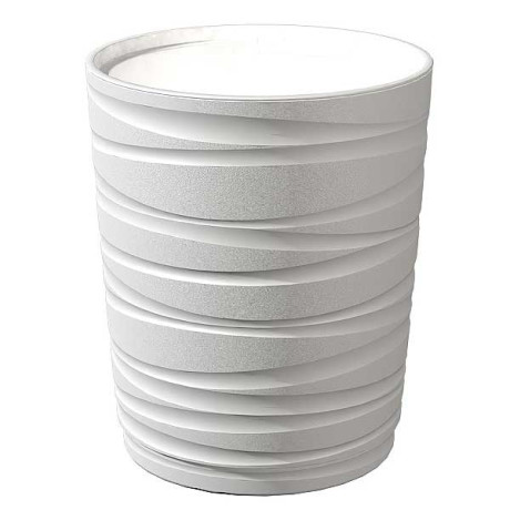 Кашпо Модерн Медиум 15л Белый с вклад КШ-9537 (6)