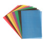 Набор: картон 8листов 8цветов + бумага цветная 16листов 8цветов, в пакете