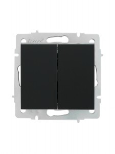 Lezard RAIN мех. выкл. СУ 2 кл. черный бархат 703-4288-101