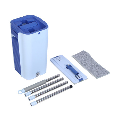 VETTA Набор для уборки с вертик.отжимом: ведро 12Л, поворотная швабра 32х124см, 2 насадки 32х12см