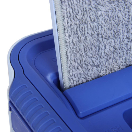 VETTA Набор для уборки с вертик.отжимом: ведро 12Л, поворотная швабра 32х124см, 2 насадки 32х12см