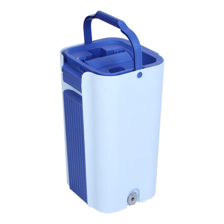 VETTA Набор для уборки с вертик.отжимом: ведро 12Л, поворотная швабра 32х124см, 2 насадки 32х12см