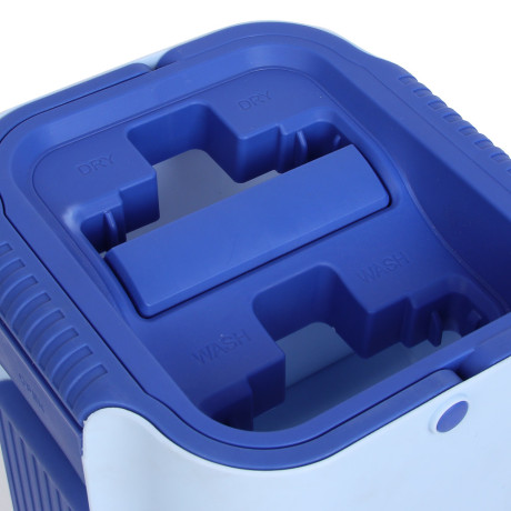 VETTA Набор для уборки с вертик.отжимом: ведро 12Л, поворотная швабра 32х124см, 2 насадки 32х12см