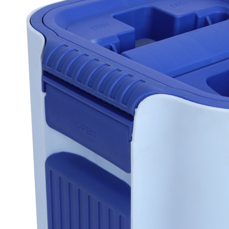 VETTA Набор для уборки с вертик.отжимом: ведро 12Л, поворотная швабра 32х124см, 2 насадки 32х12см