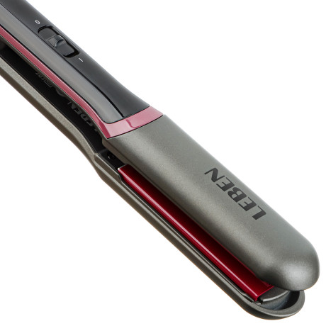 LEBEN Мультистайлер для волос с 3 сменными насадками: утюжок, мелкое гофре, крупное гофре