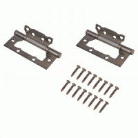 Петля накладная MCL 4*3*2 мм AB КОРОБКА 2мм бронза без врезки 2 шт (50)