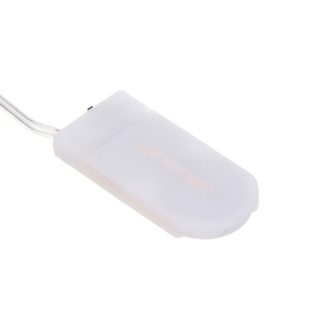 СНОУ БУМ Гирлянда эл. нить росы 3м, 30LED, мульти, пост.свечение, провол. серебр. цвет, 2xCR2032