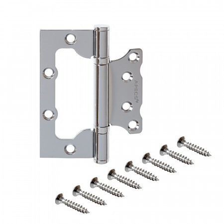Петля Апекс 100х75-B2-CR БЕЗ врезки 2подшипника (хром)  \2 (10/100)