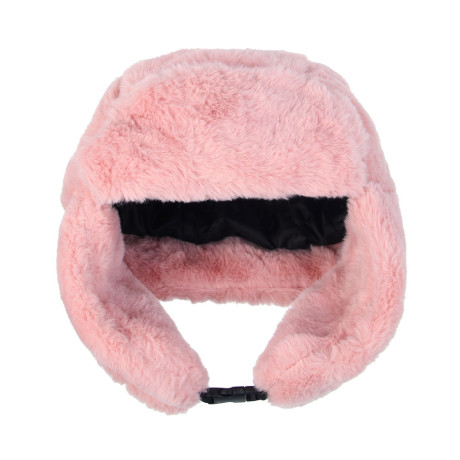 GALANTE Шапка-ушанка женская из экомеха, р.56, 100% полиэстер, цвета в ас-те, ОЗ25-18