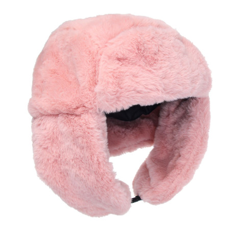 GALANTE Шапка-ушанка женская из экомеха, р.56, 100% полиэстер, цвета в ас-те, ОЗ25-18