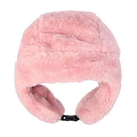 GALANTE Шапка-ушанка женская из экомеха, р.56, 100% полиэстер, цвета в ас-те, ОЗ25-18