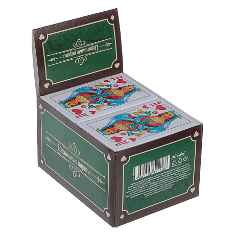 Карты игральные 36 шт/колода мультиколор картон.