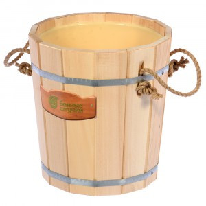 Запарник 12л с пластиковой вставкой, липа, 3725 Банные штучки