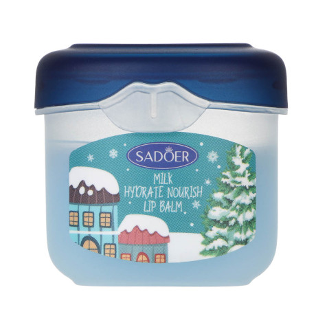 Набор 8 шт (кремы для рук 4 шт х 30гр, бальзамы для губ 4 шт х 7гр) тм SADOER Merry Xmas, подар.уп.