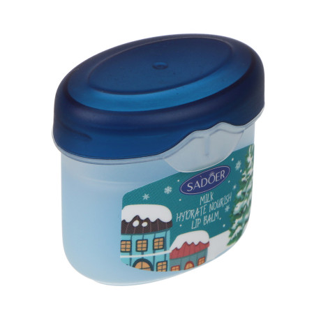 Набор 8 шт (кремы для рук 4 шт х 30гр, бальзамы для губ 4 шт х 7гр) тм SADOER Merry Xmas, подар.уп.