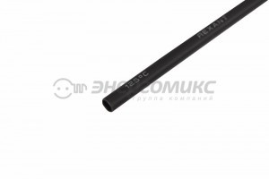 REXANT термоусадка трубка ТУТ клеевая (3:1) 3/1мм черная,цена за 1м(шт),отгр.кратно 10м (шт) 26-0003