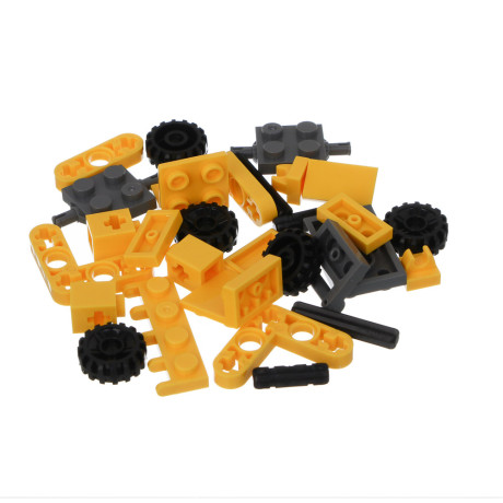 ИГРОЛЕНД Конструктор "Строительная техника" в шаре, 6,5х6,3 см, ABS, 12 видов