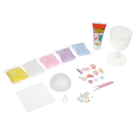 ХОББИХИТ Набор для творчества "Школа десертов",12х14х11,5 см, PP, полимер, 3 дизайна