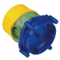 Bylectrica кор. уст. для заливки в бетон, монолит. (монт. основание) 82,5х82,5х88мм К-418