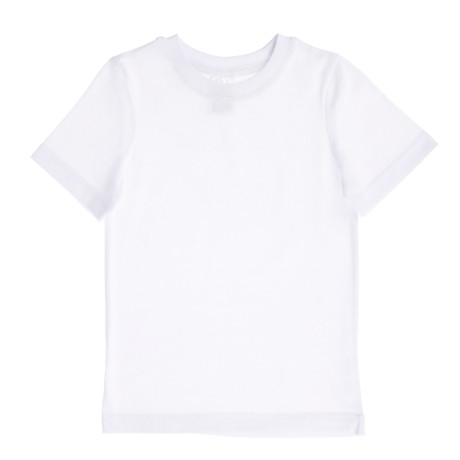 Футболка детская белая р.116-122, состав 100% хлопок
