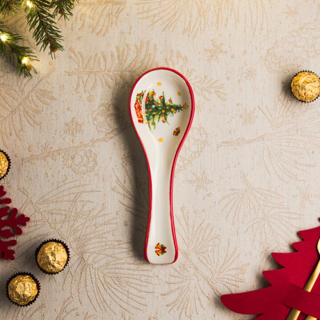 MILLIMI Лесная сказка Подставка для ложки, 22х7,5х2см, керамика