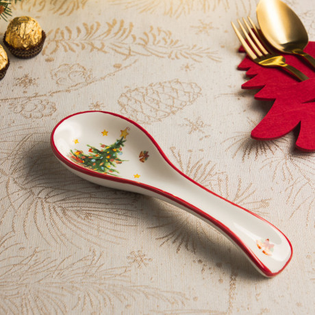 MILLIMI Лесная сказка Подставка для ложки, 22х7,5х2см, керамика