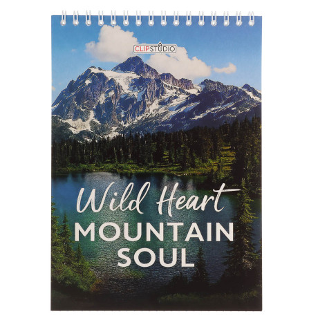 Блокнот А5, 40 листов, офсет, обложка картон, спираль, в клетку, в ассортименте